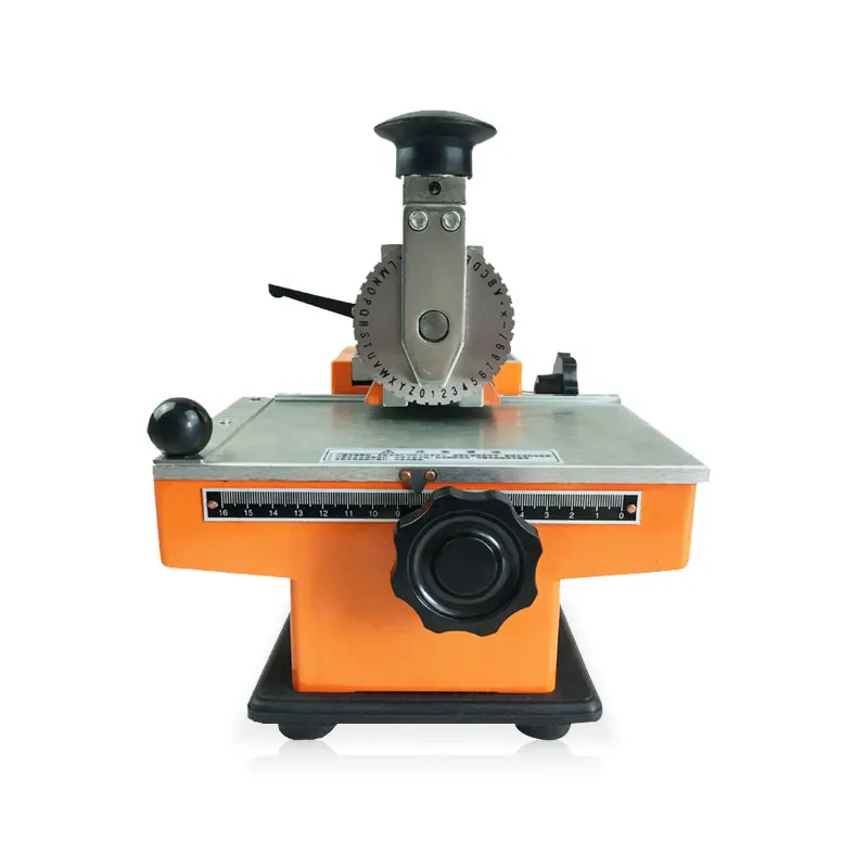 Manual Steel Embossing Machine for Pumps Engraver Valves Metal Aluminum Alloy Name Plate Stamping,Label Engrave Tool