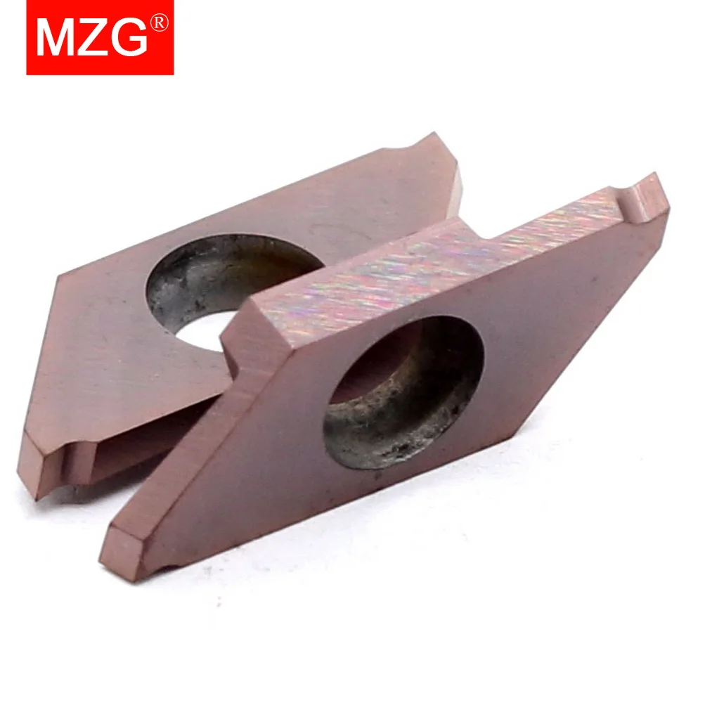 MZG 10PCS CTP CTPA FL ZP15  CNC Lathe Machining Toolholder Small PartsCutting-off Grooving Stainless Steel Solid Carbide Inserts