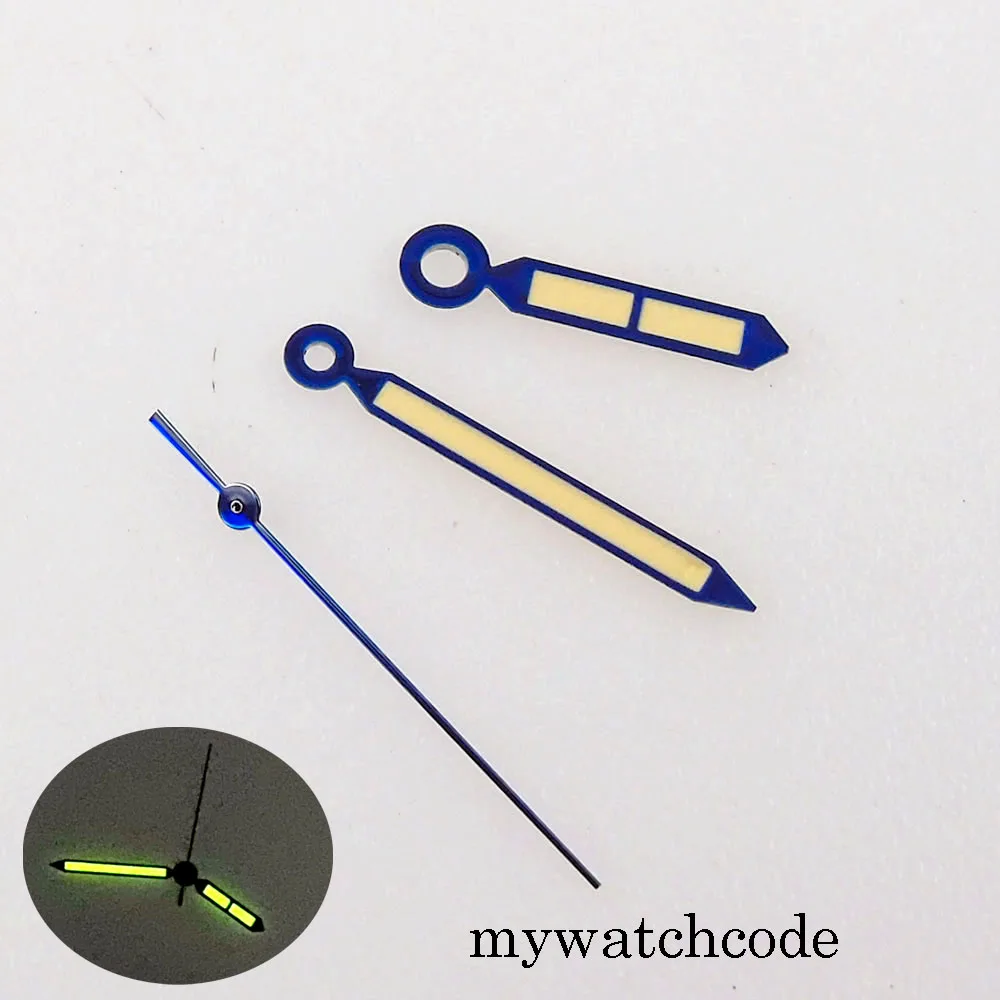 

Blue Edge Watch Hand Set Needles Fit NH35 NH36 Miyota 8215 821A 8205 Mingzhu 2813 3804 ETA2824 2836 PT5000 Automatic Movement