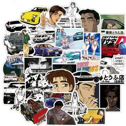 10/30/50pcs Initial D Movie Stickers DIY Laptop Fridge Guitar Luggage Skateboard Phone Car Waterproof Graffiti Sticker Kids Toys