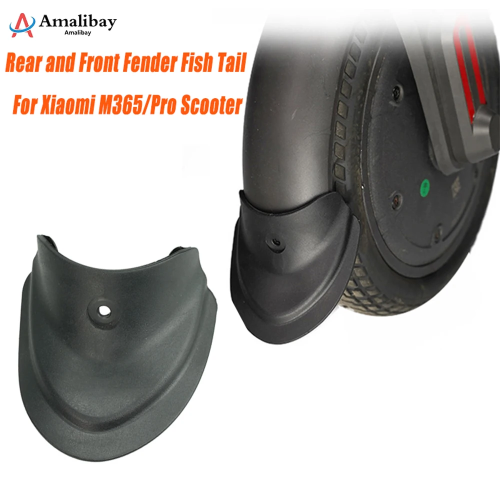Luminous Rear Fender Support for Xiaomi M365 Scooter 3D Printed Mudguard Support Protection Fender Fish Tail Sludge Splash