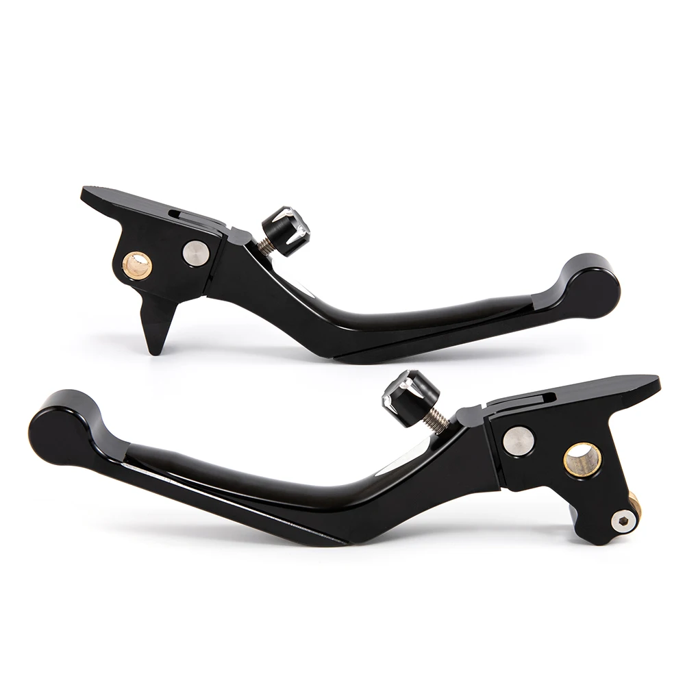 1 Pair Black Clutch Brake Levers For Harley Sportster 883 XL 883 N 1200 X48 2004 2005 2008 2010 2011 2012 2013 Custom