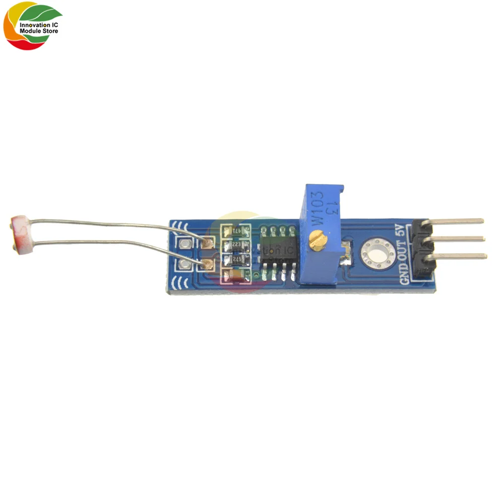 Photoresistance Detection Optical Photosensitive Light Sensor Board For Arduino LM393 DO Voltage Output PCB Module 3.3V 5V