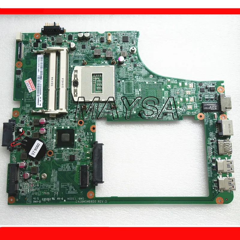 

High Quality Motherboard Fit For Lenovo B5400 Laptop Motherboard DA0BM5MB8D0 rPGA947 DDR3 100% working