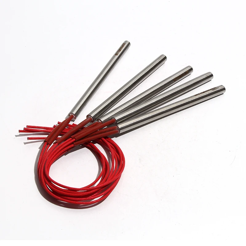 

220V Cartridge Heating Resistance Element 18mmx98/100/105/110/115mm 440W/450W/520W for Molding 5pcs