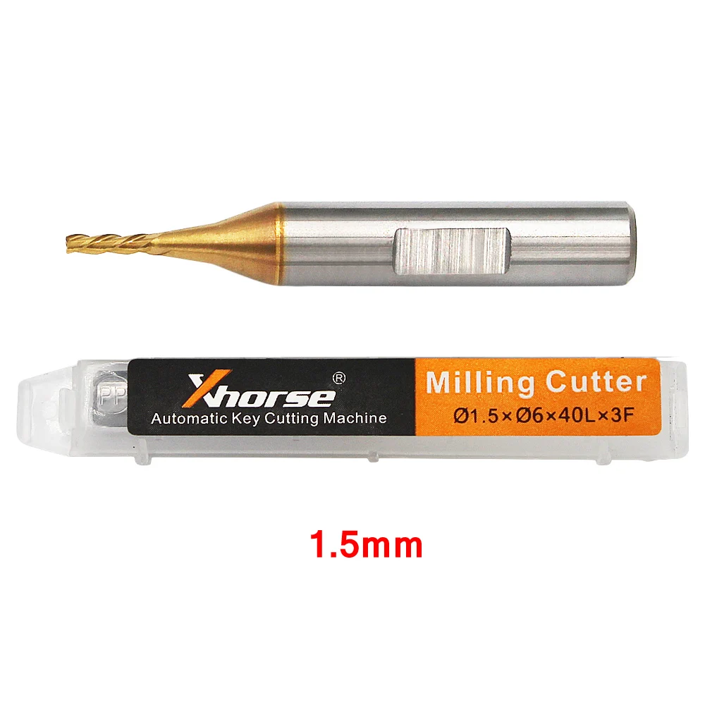 Xhorse 1,0mm 1,5mm 2,0mm 2,5mm sonda de fresado para CONDOR XC MINI Plus XC-007 Dolphin XP-005 XP-007 máquina cortadora de llaves