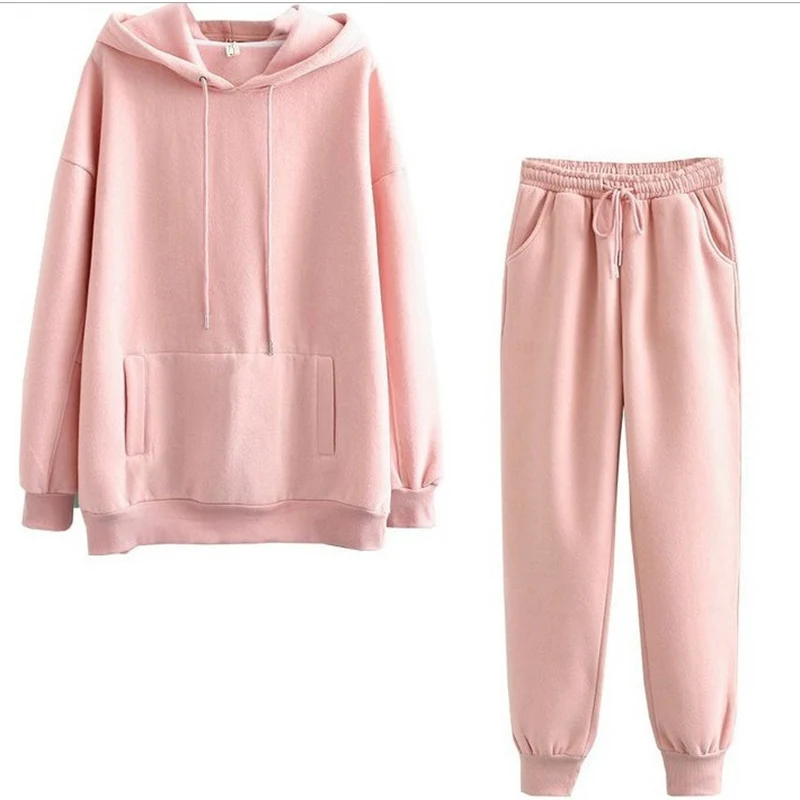 Casual Tracksuit Women Two Piece Set Suit Female Hoodies and Pants Outfits 2020 Women's Clothing Autumn Winter Sweatshirts New