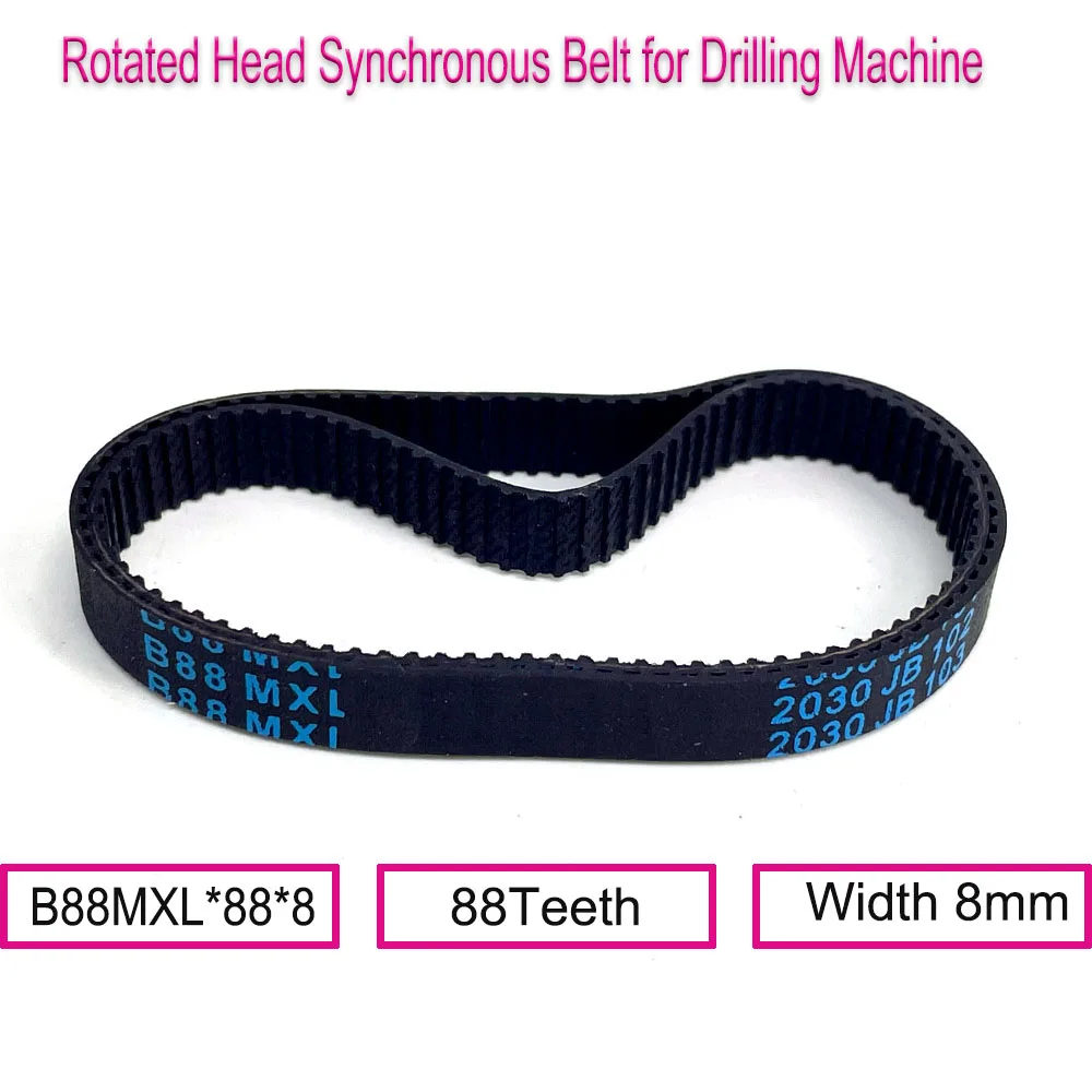 Wire Cut Rubber Synchronous Rotated Head Belt 106MXL*132*8mm Width 8mm for Wire Cutting Drilling Machine