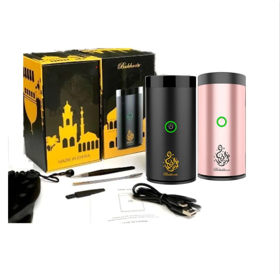 Wireless Car Bukhoor Rechargeable Electric Portable Bakhoor burner USB Type-C Power Charging with 4gram Oud Chip Ramadan Gift image 3