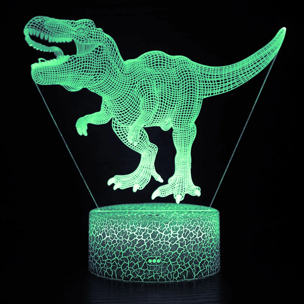 Tyrannosaurus Night Light Tyrannosaurus Dinosaur Desk Lamp Kids Bedside Lighting For Home Room Decor Dropshipping Stuff