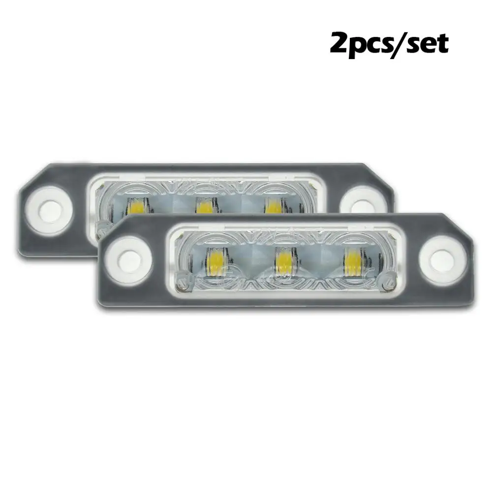For Ford Mustang Flex Focus Fusion Taurus Car Rear White LED  License Plate Light Number Plate Lamp