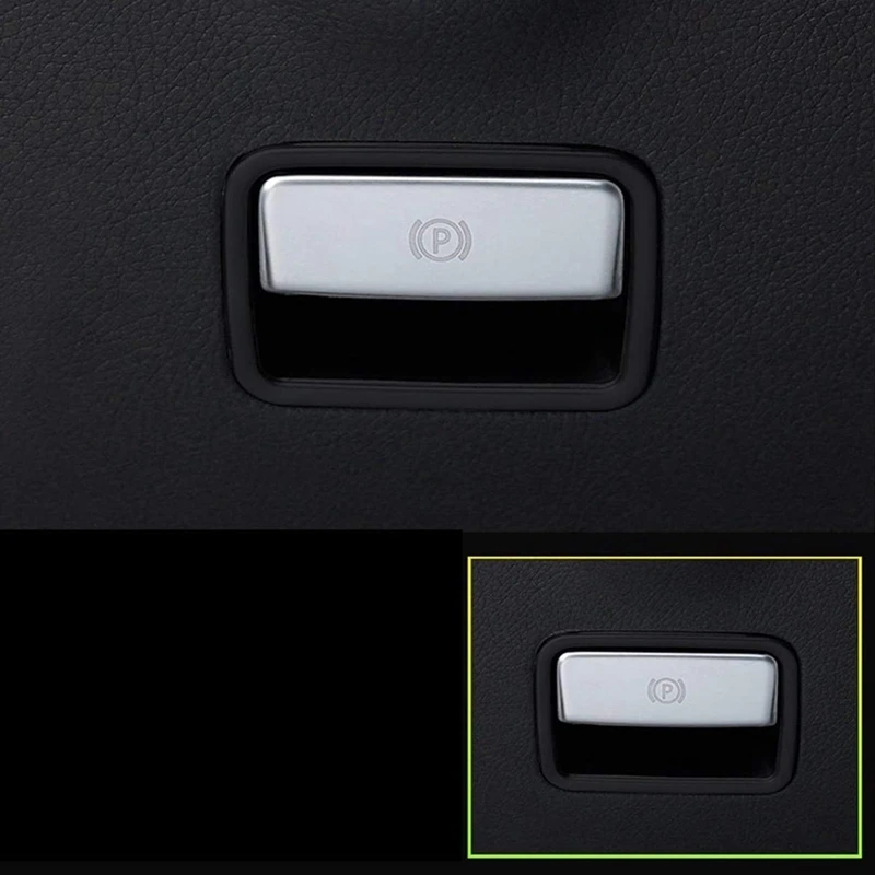 Car Parking Hand Brake Sticker P Button Brake Switch Frame Cover Trim for Benz ML350 GL450 AMG W166 W176 W246 X156