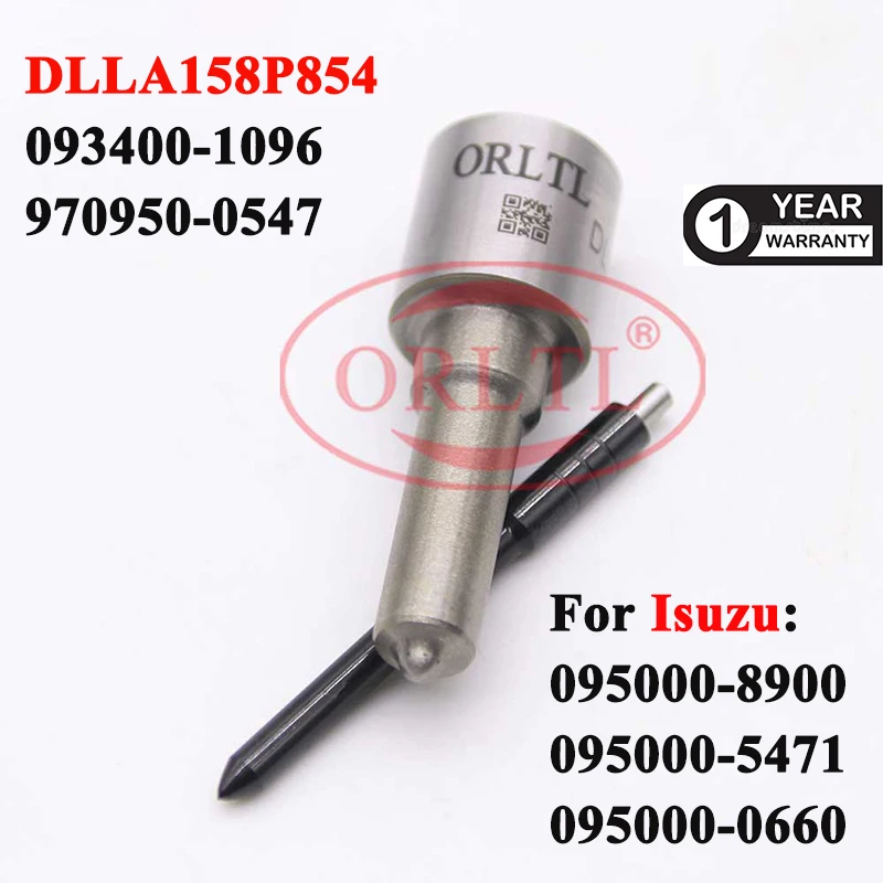 Diesel Injector Nozzle DLLA158P854 (093400-8540) Common Rail Nozzle DLLA 158 P 854 (970950-0547) For 095000-8900 8901 5471 0660