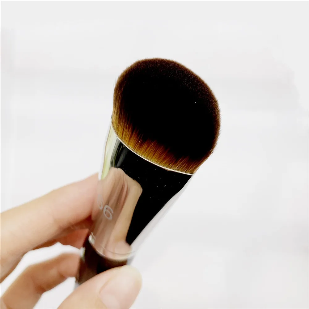 Pro Press Full Coverage Complexion Makeup Brush #66 - All-in-one Flawless Liquid Cream Foundation Cosmetics Beauty Tools