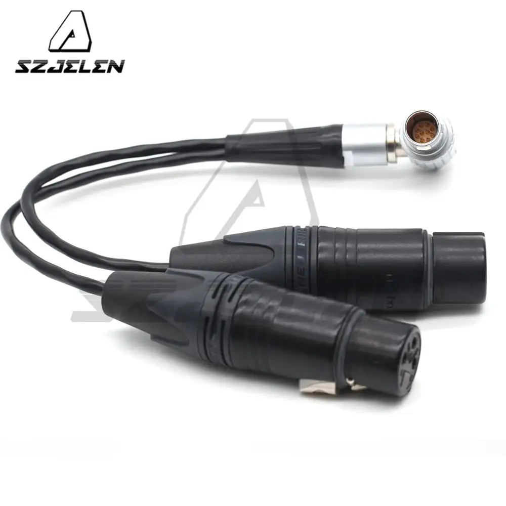 Atomos Shogun Monitor Recorder 1B 10 pin Connector to Dual 3 Pin XLR Breakout Audio Input Cable image 5