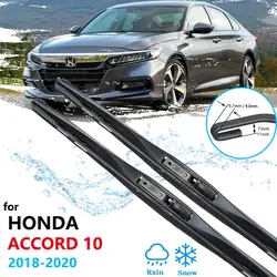 for Honda Accord 10 X 2018 2019 2020 MK10 10th Gen Car Wiper Blades Front Window Windscreen Windshield Wipers Car Accessories