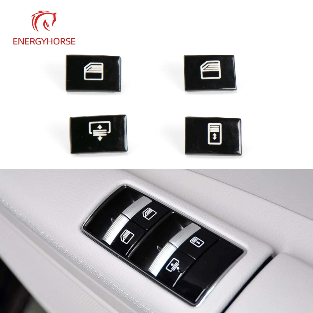 

CarRear Door Window Glass Lifter Button Switch Cover For Mercedes Benz S class W221 Automotive Electric Glass Lift Switch Button