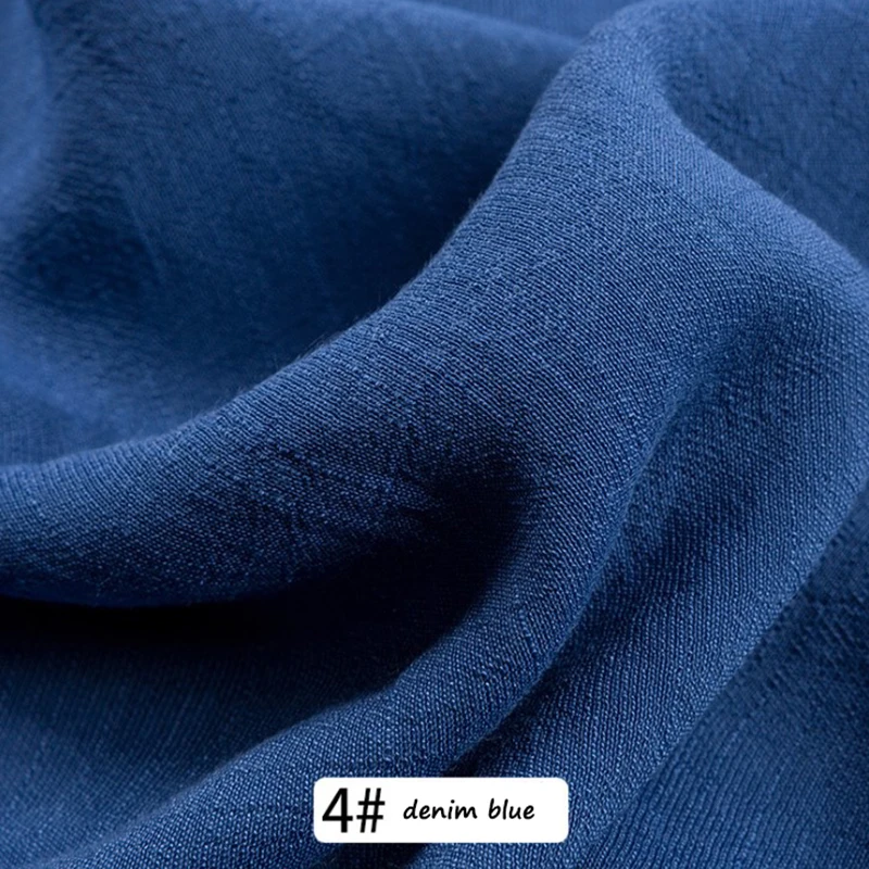 1 meter X 1.45 meter crepe gauze 65% viscose 35% polyetser fabric for dress scarf pajamas lining