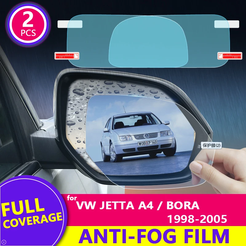 Full Cover Anti Fog Rainproof Film for Volkswagen VW Jetta A4 MK4 Bora 1J 1999~2006 TRearview Mirror Protective Film 2000 2005