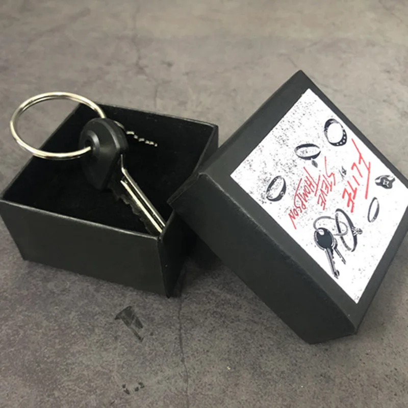 

Flite by Steve Thompson Borrowed Ring To Keychain Magic Tricks For Professional Magician Appearing/Vanising Illusions Mentalism