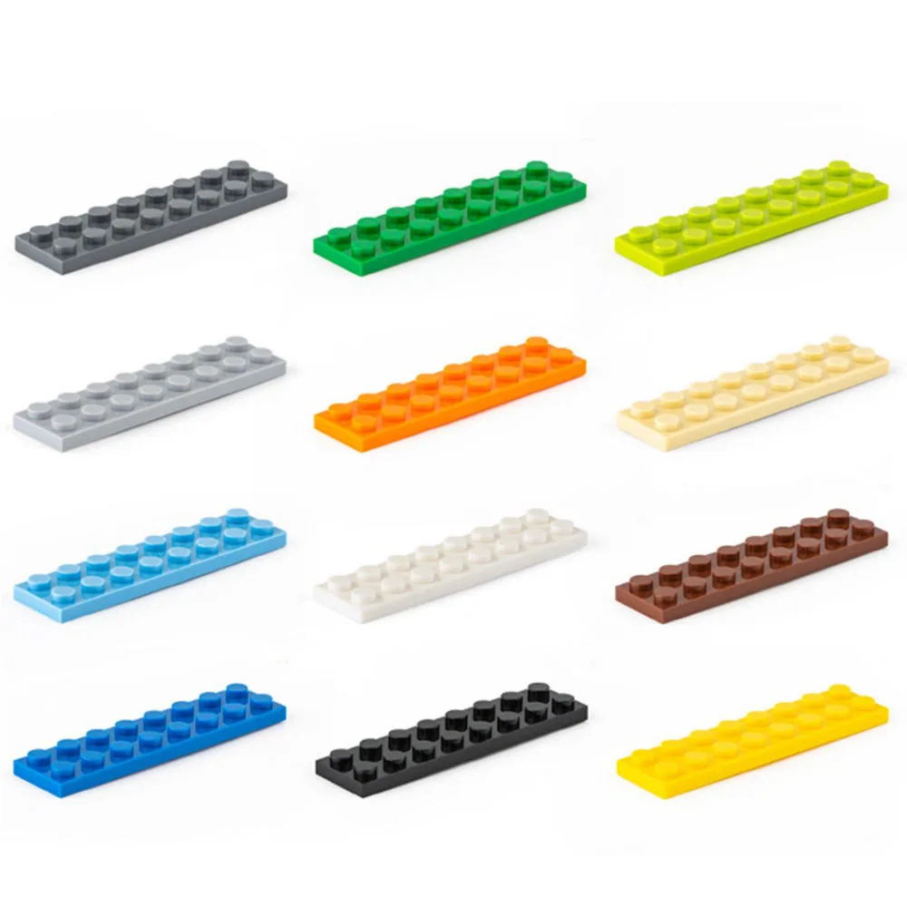 1 Pcs Buildings Blocks 3034 Plate 2 x 8 Brick Collections Bulk Modular GBC Toy For High-Tech MOC Set