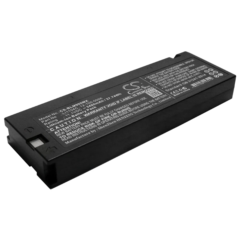 

Replacement Battery for Biolight Argus LMS-10, M66, M69, M8500, Moniteur M8000/ M8000A/M9000/M9000A/M9500, PM-9000A 12-100-0006