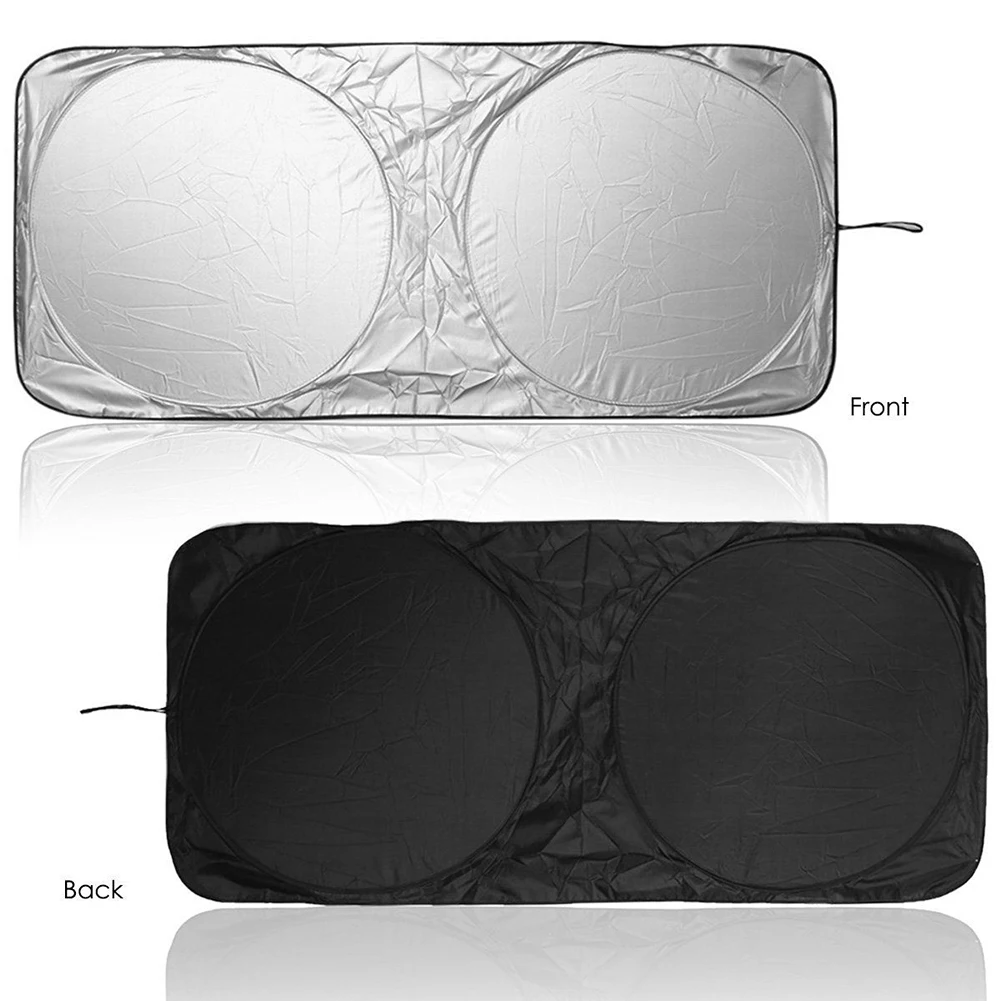 UV Shield Universal Front Rear Car Window Sunshade Sun Shade Visor Windshield Cover Auto Car SunShade Anti Snow Ice