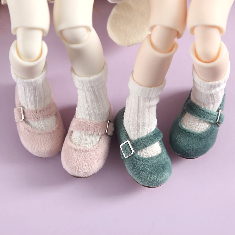 Fashion BJD 1/6 Doll Shoes Suede Shoes 1/6 YOSD Doll Clothes Accessories Girls Toys