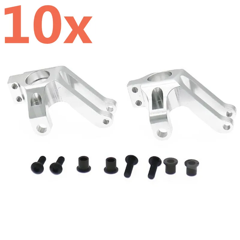 10 Pieces CNC RC Cars Upgrade Parts Alum. Hub Carrier L/R Steering Knuckles For 1/10 Axial Wraith Spawn AX90018 AX90020 AX90031