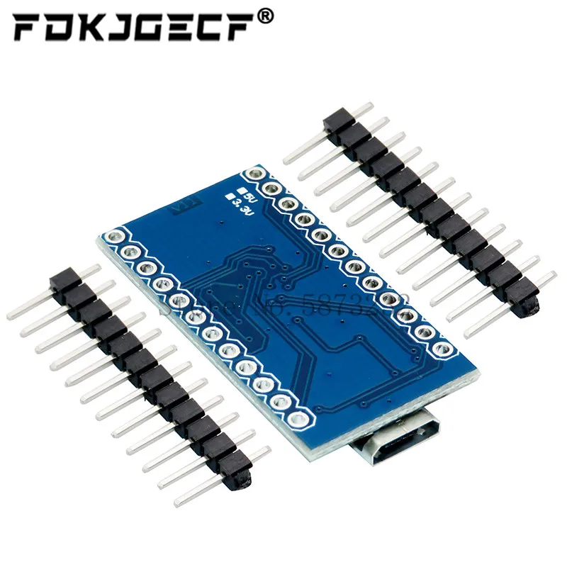 Pro Micro ATmega32U4 5V 16MHz Replace ATmega328 For Arduino Pro Mini With 2 Row Pin Header For Leonardo Mini Usb Interface