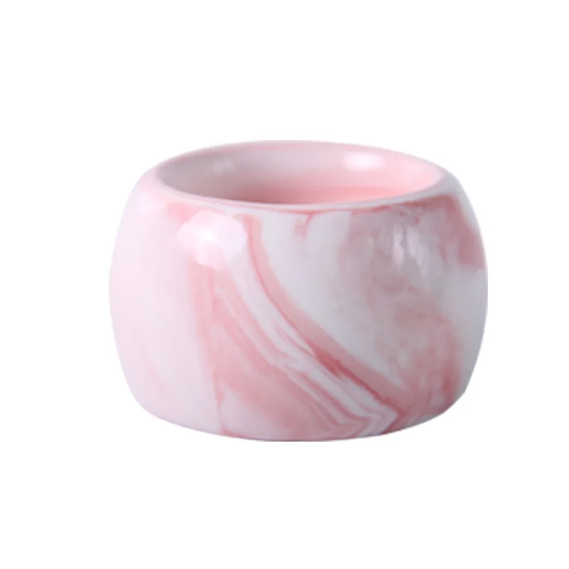 Electric Toothbrush Holder Marbling Donut Creative Ceramic Base Frame ToothBrush Shelf Storage Rack Bathroom Toiletries