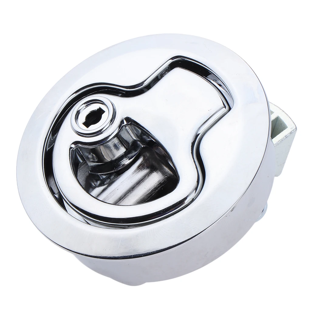 Aço inoxidável Marinha Porta Trava, Flush Pull, Trava Hatch, Acessórios de Barco, 316, 60mm, 4Pcs