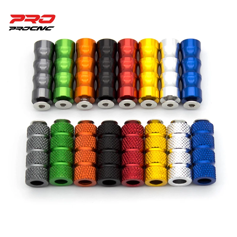 6mm Foot Peg Rear set Footpeg Pedals for Suzuki GSXR 600 750 1000 K1 K2 K3-K9 Bandit GSF 600 1200 1250 DL 600/1000 SV650