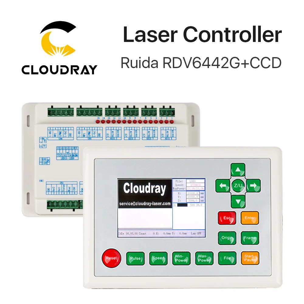 Cloudray Ruida RDV6442G CCD Visual Co2 Laser Controller System for Laser Cutter Engraver Machine