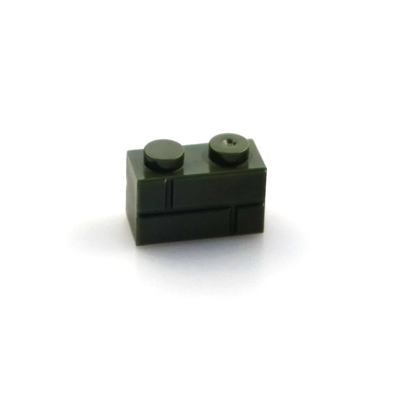 400 Stück DIY Bausteine Wandfiguren Ziegel 1x2 Punkte pädagogisches kreatives Spielzeug für Kinder Größe kompatibel mit 98283