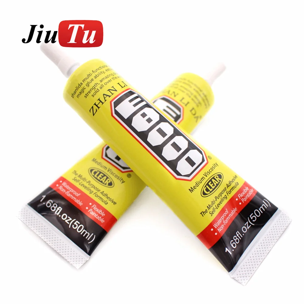 

50ml E8000 Strong Liquid Glue Clothes Fabric Clear Leather Adhesive Jewelry Stationery Phone Screen