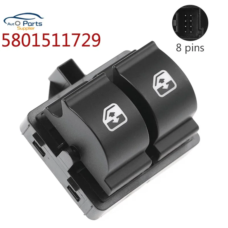 Nuevo 5801511729 5613722   Interruptor de ventanilla principal eléctrico con interruptor de espejo para accesorios diarios de coche IVECO
