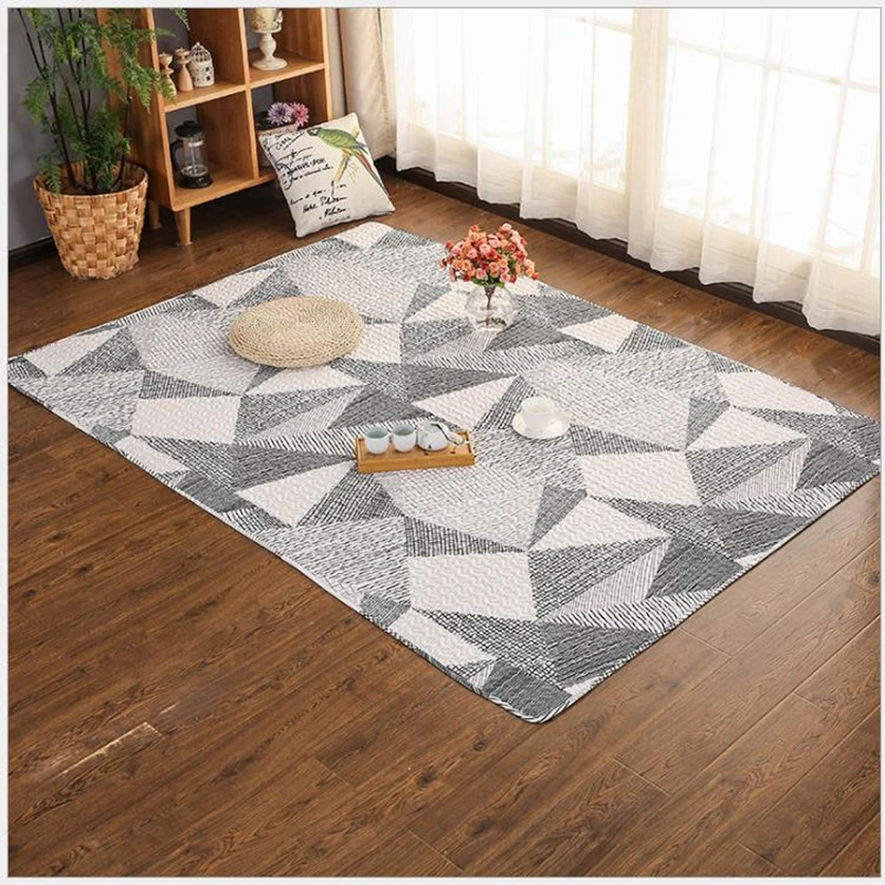 Kid's Crawling Tatami Mat Play Game Mat Carpet Home Decoration Printing Non-slip Living Room Bedroom Bedside Rugs Moisture-proof