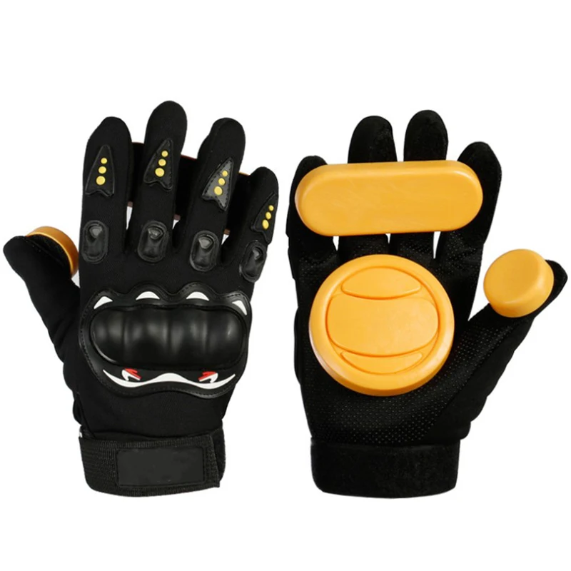 Skateboard Gloves Downhill Slide Gloves Fire Stone Flint Sparks Longboard Gloves Protective Gear/Pad Downhill Slide Gloves