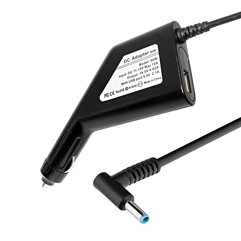 19.5 فولت 3.33A 4.62A محمول تيار مستمر محول الطاقة شاحن سيارة ل Hp Envy14/15 بافيليون M4/15 Ppp009C 15-J009Wm 14-K001Xx 14-K00Tx