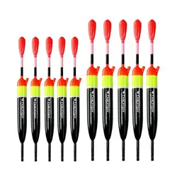 5pcs Balsa Wood Fishing Floats Slip Bobber Freshwater Fishing Slip Floats Buoys For Crappie Panfish Fishing 5g 10g 15g Floatage