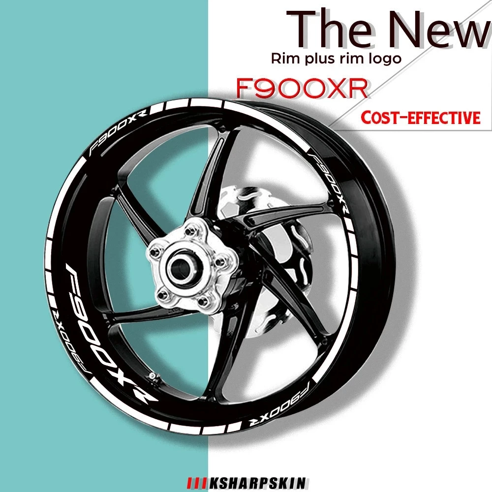 

High Quality Motorcycle Tire Waterproof Logo Sticker Edge Personality Reflective Stripe Suit For BMW F900XR f900xr f 900xr