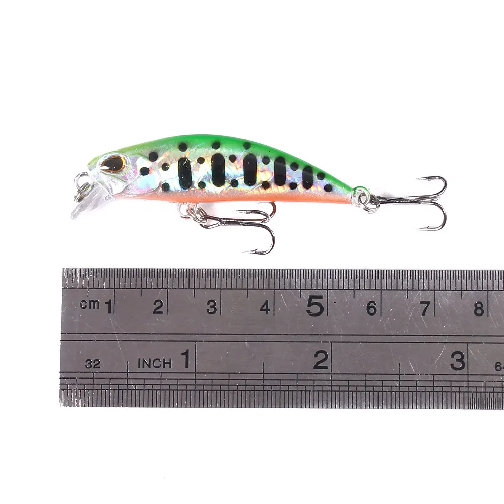1 Stück 5,8 cm 4,9 g Pesca Jerkbait Köder Sinkender Minnow Angelköder Harter Köder Schwarzer Minnow Wobbler Angelzubehör – Detail 2