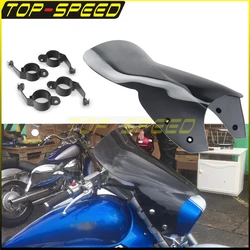 Motorcycle Windshield Front Deflector Fairing Smoke Tint Cruiser Windscreen for Suzuki Boulevard M109R Limited Edition 2006-2016