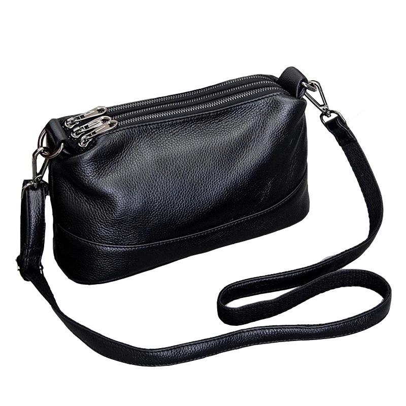 Genuine Leather Shoulder Bag Women's Crossbody Bags for Women Luxury Handbags Fashion Female Purse Totes Messenger Bag