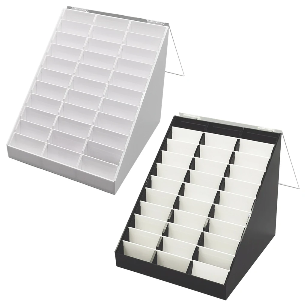 Manicure Nail Art Practice Display Stand False Tip Holder Make Sample False Nail Stand Holder Storage Case Acrylic Board