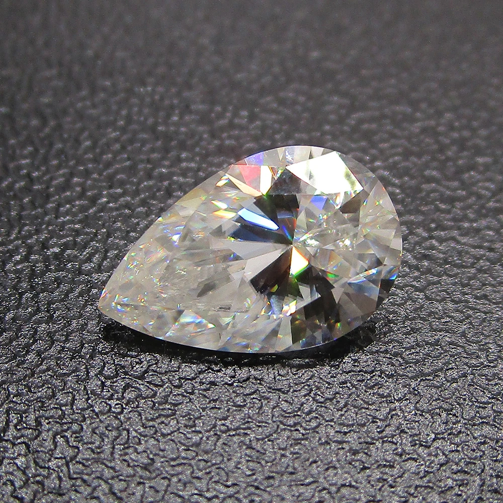 

1.5x3mm ~ 10x14 мм грушевидной формы Свободный Белый IJ Цвет Sic Moissanites Материал драгоценные камни, отличный крой для ювелирных изделий