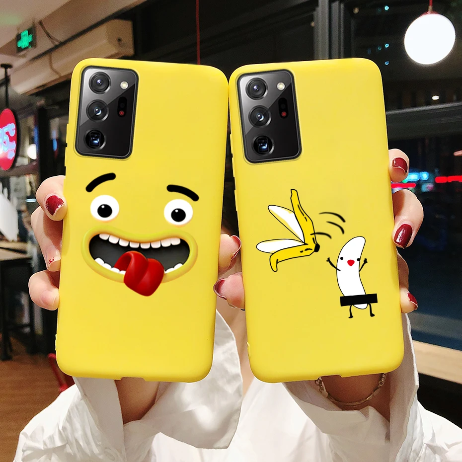 Case on for Samsung Galaxy Note 20 20Ultra Samsung Note20 Ultra Case Cartoon Soft Cute Silicone Phone back Protector Cover Cases