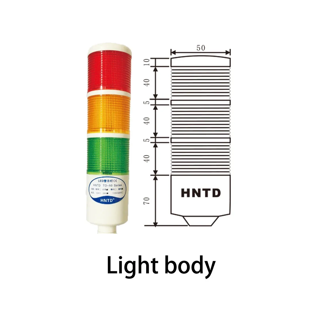 Hntd 24v LED-Anzeige lampe Signallampe CNC-Maschine arbeiten Pilot Warnleuchten Summer Sinyal Lambası TD50 Hot Sales