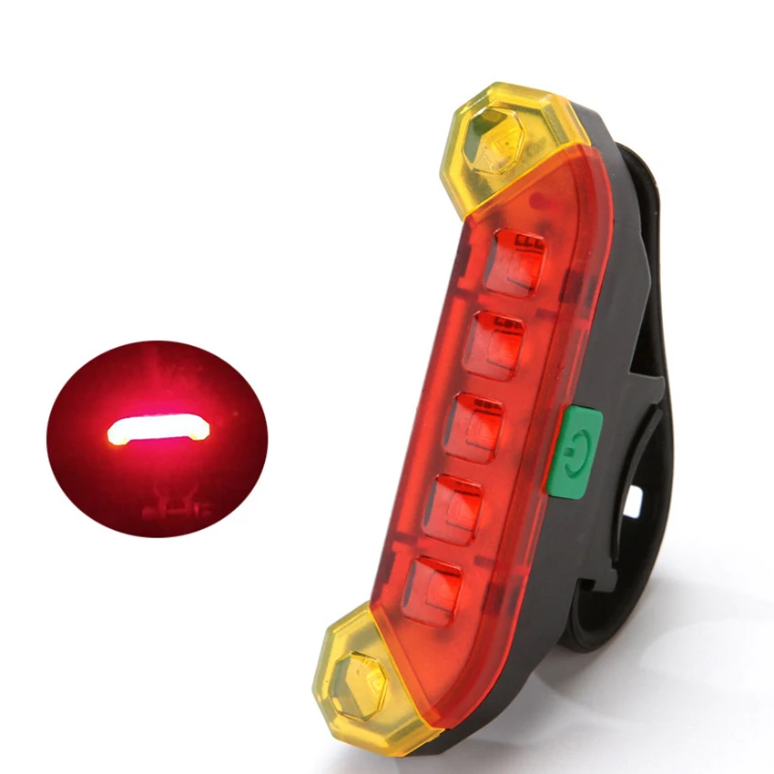 Fanale posteriore per bici fanale posteriore per bicicletta ricaricabile USB Ultra luminoso, torcia di sicurezza per ciclismo a LED ad alta intensità rossa